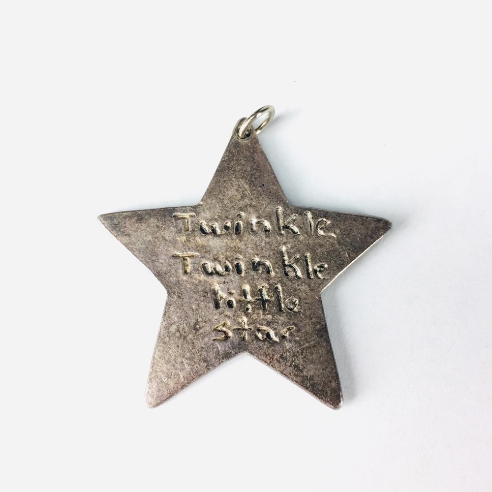 1.75” Vintage EH Twinkle Little Star Pendant